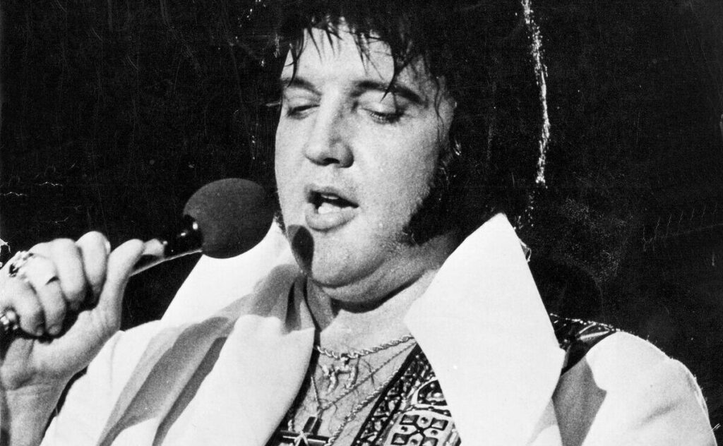 Il vero Elvis alla fine della sua vita