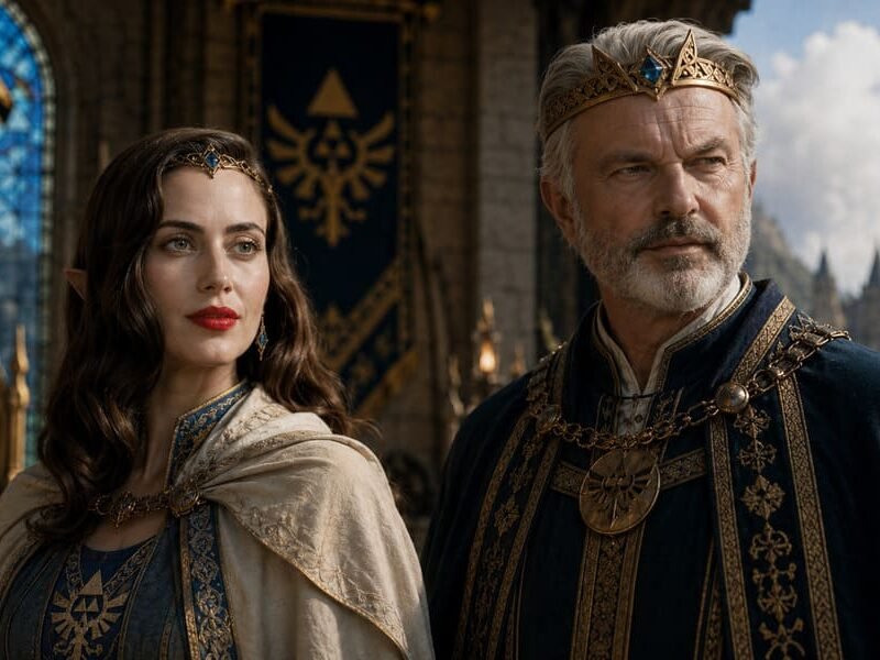 Lydia Peckham e Sam Neill in Zelda