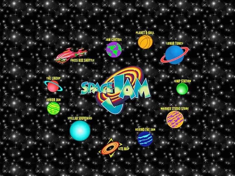 Space Jam e il sito che ci riporta al 1996