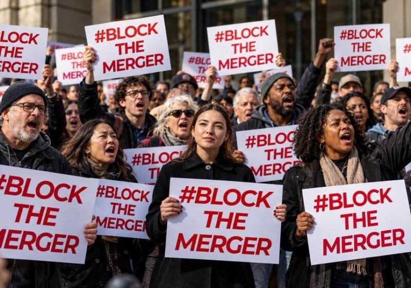 Paramount Warner Block The Merger