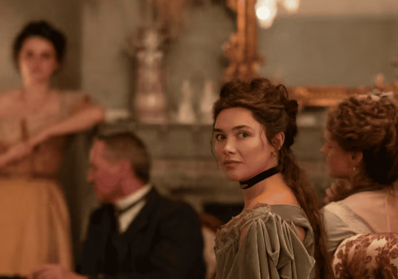 East of Eden, una scena della serie Netflix con Florence Pugh